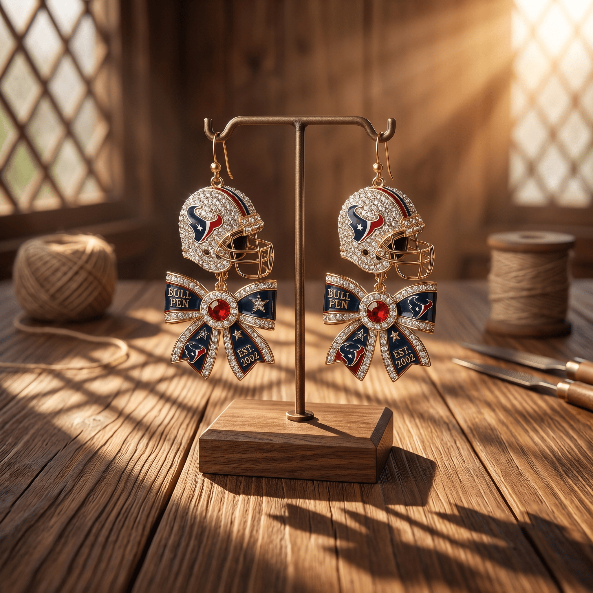 Premium HTX Dangle Earrings TNSM