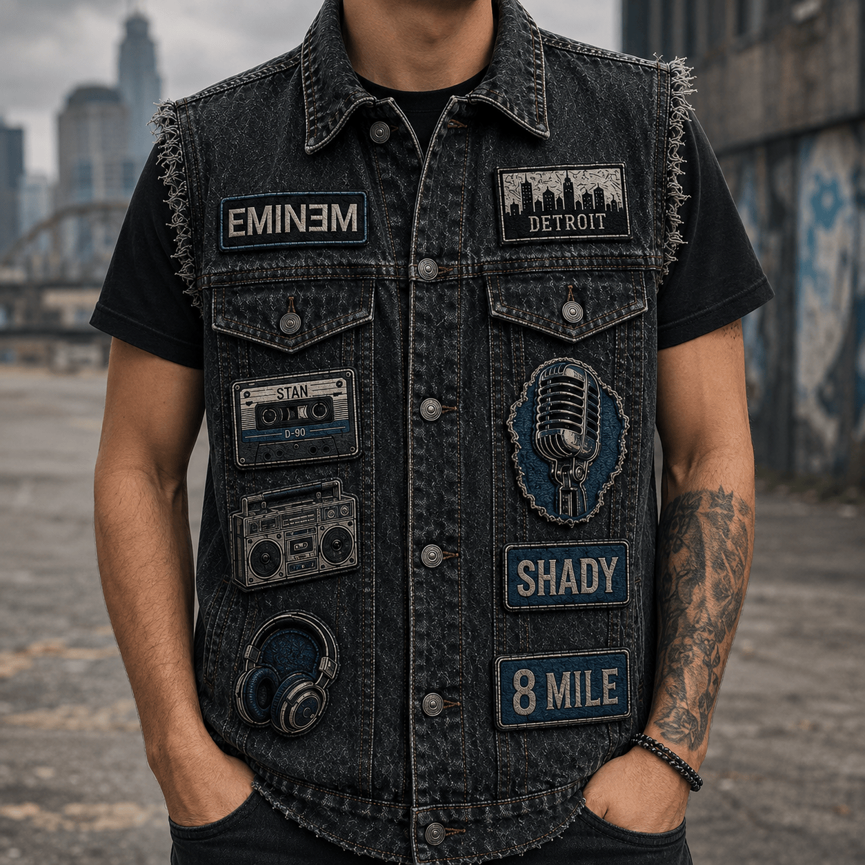 EMN PREMIUM DENIM VEST NVH