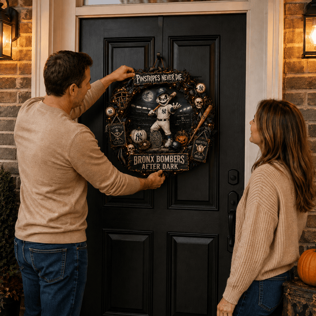 NYY Decorative Wreath NPL
