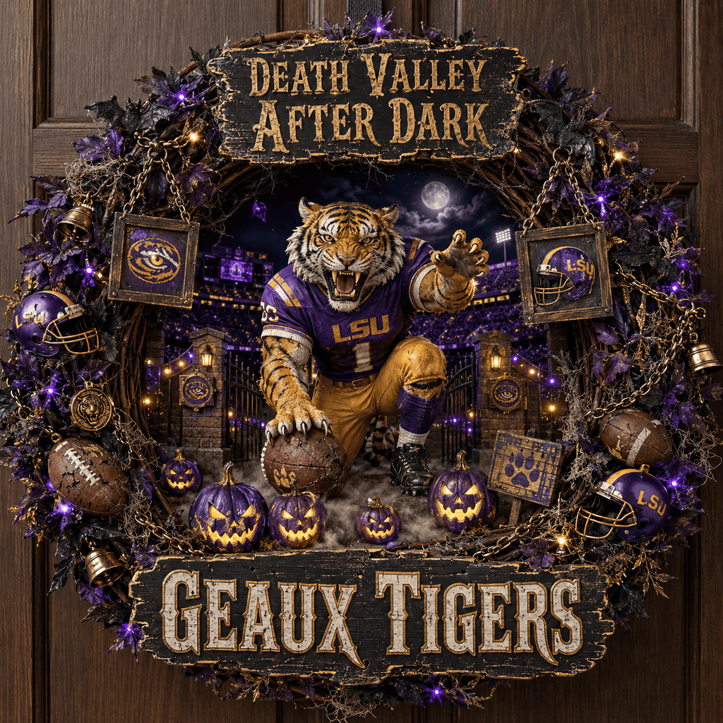 LSU Decorative Wreath LNTH