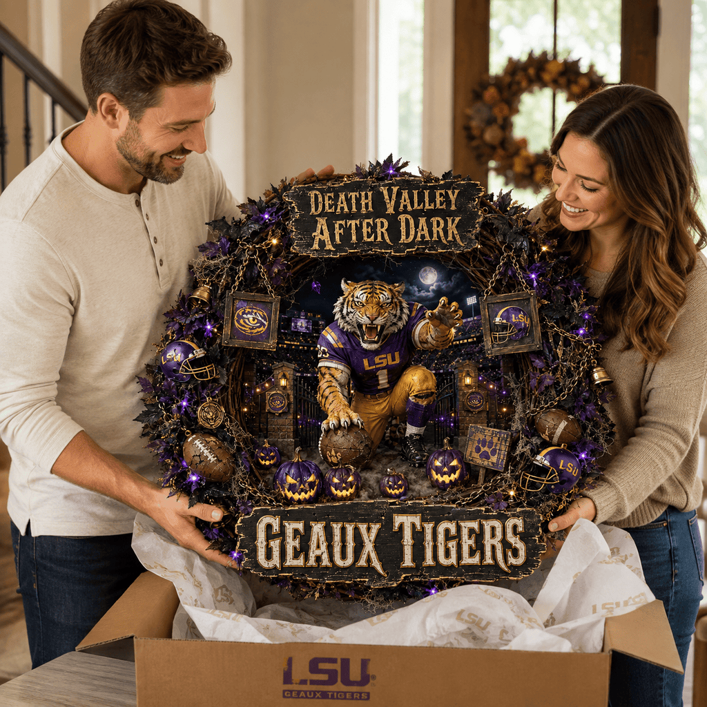LSU Decorative Wreath LNTH