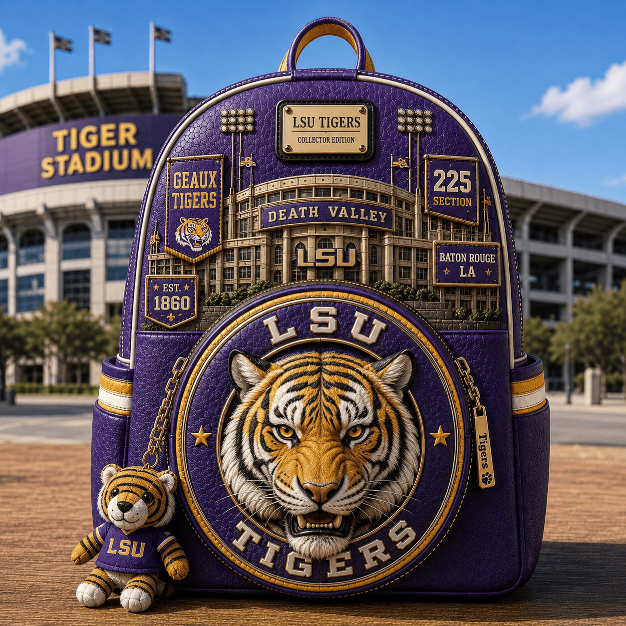 Premium LSU Backpack NHVH