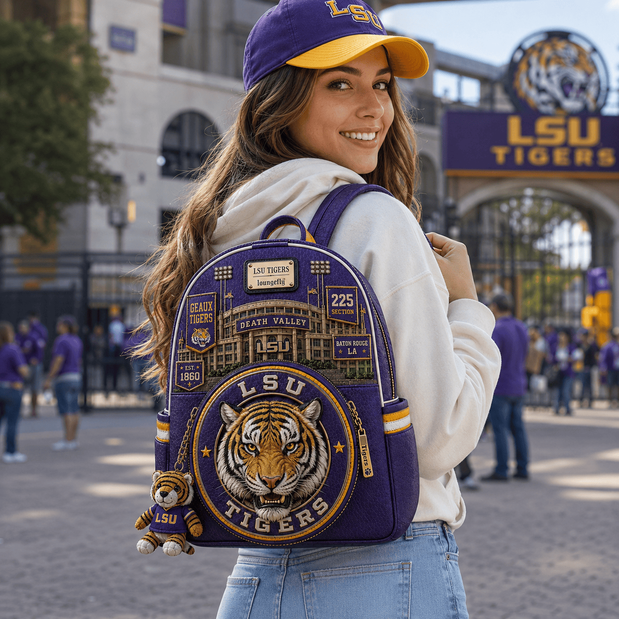 Premium LSU Backpack NHVH